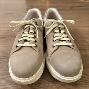 Samuel Hubbard Women’s Fast For Her Taupe Leather Sneakers US Size 9